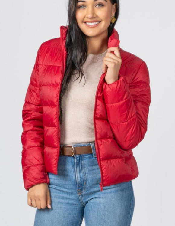 Red Puffer Jacket