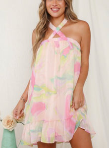 Halter Pastel Dress