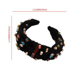 Hot Pink Rhinestone Headband