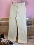 Butter Cream Flare Hem Pants