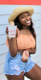 Coral Lettuce Crop Top