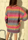 Knitty Rainbow Sweater Dress