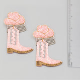 Kick Em’ Beaded Earrings