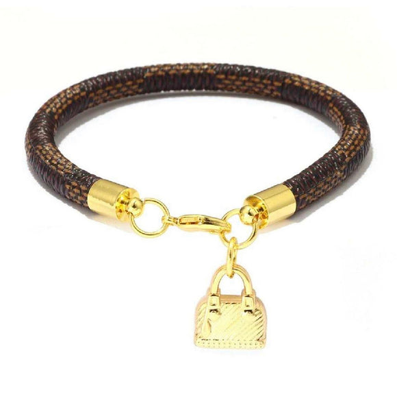 Preorder- Checkered Charm Bracelet