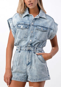 Denim All Over Me Romper