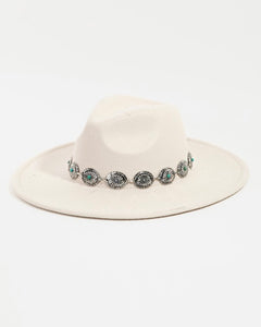 Western Concho Chain Fedora