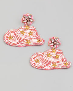 Cowgirl Beaded Earrings