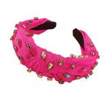 Hot Pink Rhinestone Headband