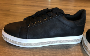 Kicking Diamonds Sneakers-Black